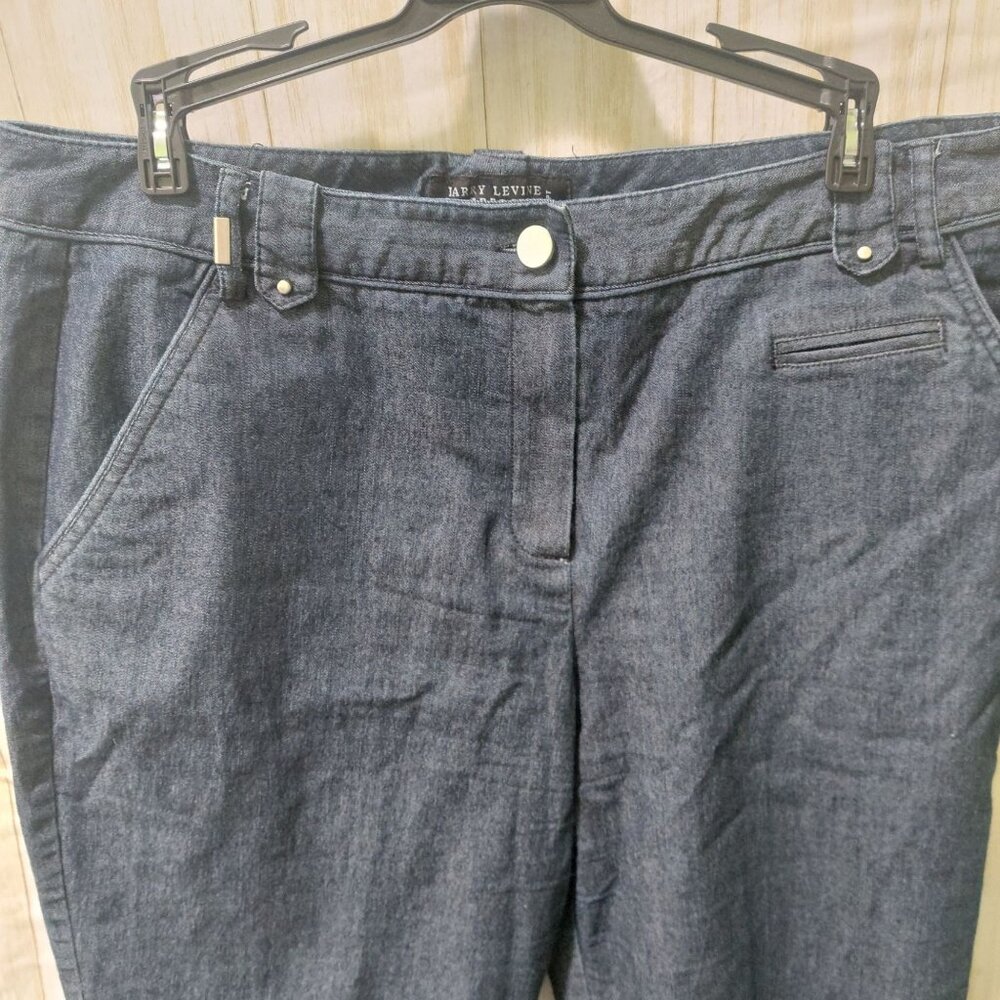 Harry Levine Stretch Womens Denim Capri Pants Size 14 - Picture 4 of 6